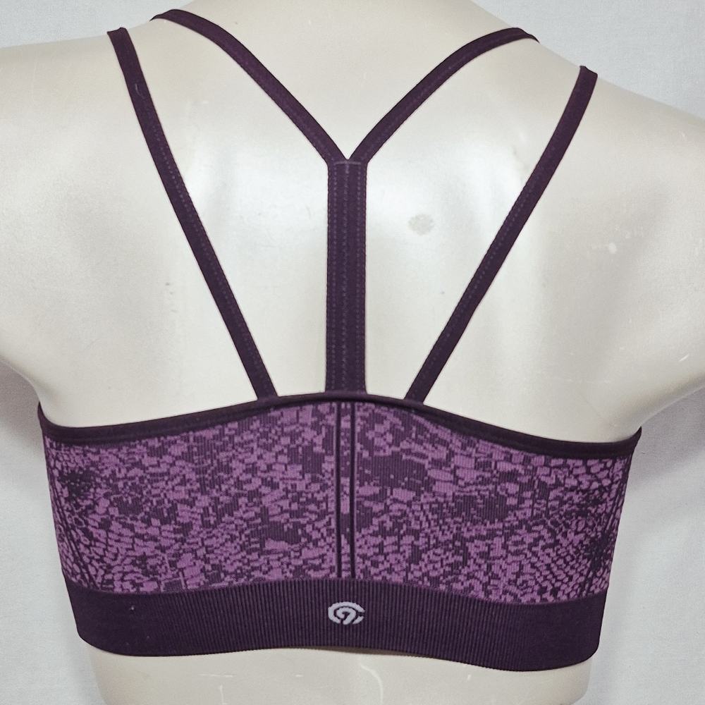 XL X-LARGE Champion C9 N9714 Strappy Back Wire Free Sports Bra Purple NWOT